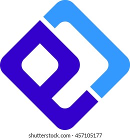 letter e and j logo design