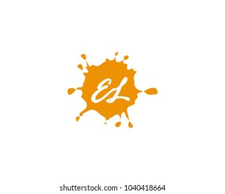 Letter E and L logo vector