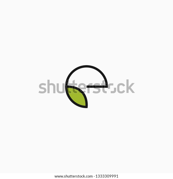 Letter E Leaf Logo Design Template Stock Vector (Royalty Free) 1333309991
