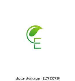 Letter E Eco Nature Logo Hd Stock Images Shutterstock