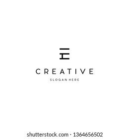 Letter E Line Creative Business Logo Design