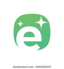 Letra E logotipo, E logotipo, conjunto de logotipo AI, design moderno e mínimo, inspirado na tecnologia, ícones e símbolos coloridos, adequado para inteligência artificial, inovação, marca, start-ups e identidade digital.