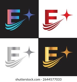 Letra E logotipo, E logotipo, conjunto de logotipo AI, design moderno e mínimo, inspirado na tecnologia, ícones e símbolos coloridos, adequado para inteligência artificial, inovação, marca, start-ups e identidade digital.