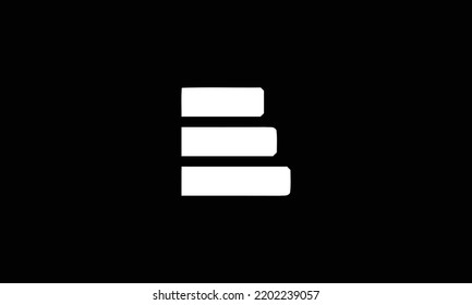  Logo de la letra E, diseño del logotipo del alfabeto. 