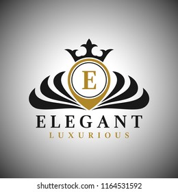 Letter E Logo - Classic Luxurious Style Logo Template