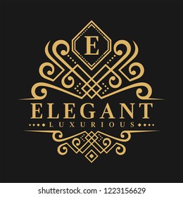 Letter E Logo - Classic Luxurious Style Logo Template