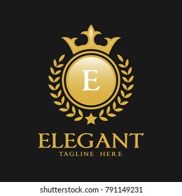 Letter E Logo - Classic Luxurious Style Logo Template