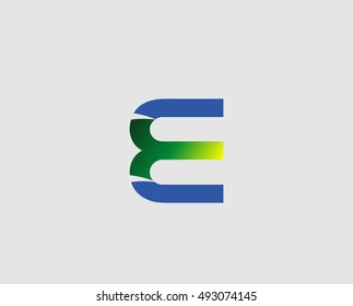 Letter E logo. Creative concept icon
