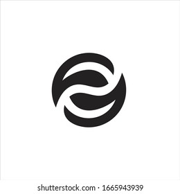 abstraktes E-Blatt- und Liniendesign