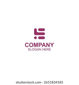 letter e logo design for brand identity or business with creative vector illustration