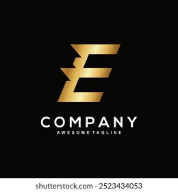 Letter E logo design for business