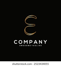Letter E Logo-Design für Unternehmen