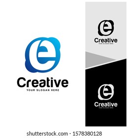 Letter E Logo Design Concept Vector, Initial E Logo Template, Icon Symbol