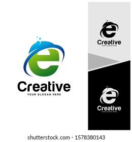 Letter E Logo Design Concept Vector, Initial E Logo Template, Icon Symbol