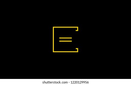 LETTER E LOGO FOR LOGO DESIGN OR ILLUSTRATION USE