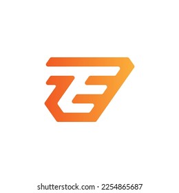 Letter E logo design, initial E monogram