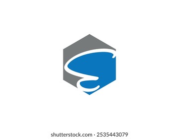 Letter E logo design Initial vector Custom brand logo template
