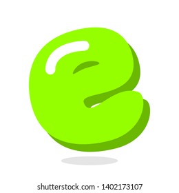 letter e logo design inspiration . letter e icon with balloon style . bubble font vector . bubble letter design template . balloon font template . bubble font design inspiration