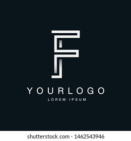 Letter E Logo Design in Labyrinth form Vector Template