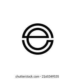 Letter E logo design with modern concept. Icon letter E vector illustration