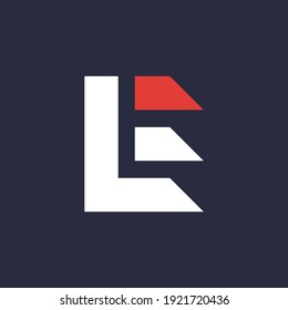 Letter E logo design template elements