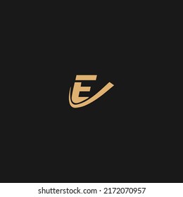 Letter E logo design template elements. abstract letter e. Business corporate letter E logo design vector
