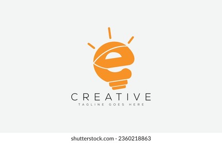 Letter E logo design template vector illustration.