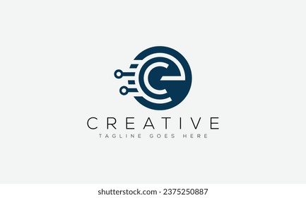 Letter E logo design template vector illustration