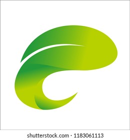 Letter e. Logo design. Vector illustration
