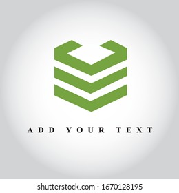 letter E logo design & vector art 