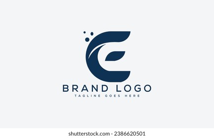 letter E logo design vector template design for brand.