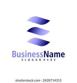 Buchstabe E Logo Design Vektor. Vorlage für Creative Initial E-Logo-Konzepte