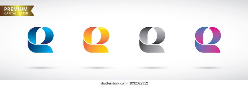 Letter E logo icon design template elements