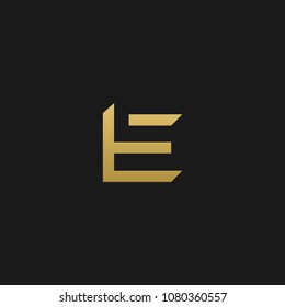 Letter E logo icon design template elements - vector sign