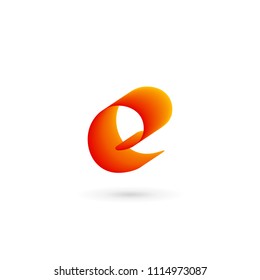 Letter E logo icon design template elements