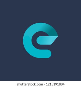 Letter E logo icon design template elements
