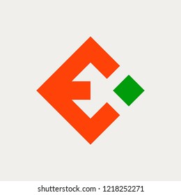 Letter E logo. Icon design. Template elements - vector sign