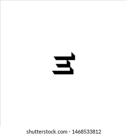 Letter E logo icon design template