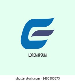 Letter E logo icon design template elements. 