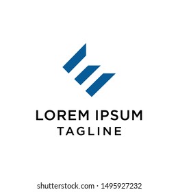 Letter E logo icon design template elements