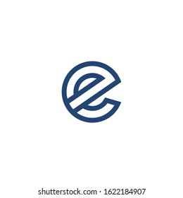 Letter E logo icon design template elements. Vector color sign.