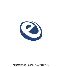 Letter E logo icon design template elements. Vector color sign.