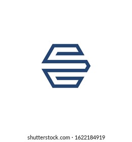 Letter E logo icon design template elements. Vector color sign.