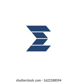 Letter E logo icon design template elements. Vector color sign.
