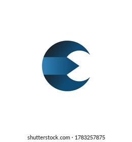Letter E logo icon design template elements
