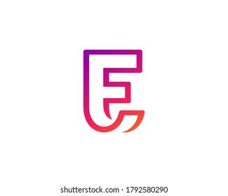 Letter E logo icon design template elements