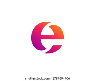 Letter E Logo Icon Design Template Elements