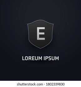 Letter E logo icon design. Vector illustration.