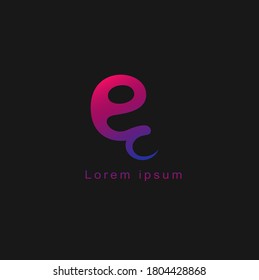 Letter E logo icon design template elements.