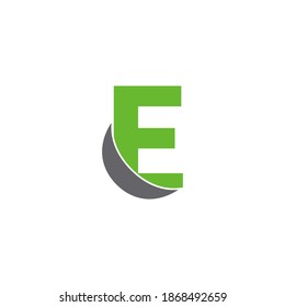 Letter E logo icon design concept illustration